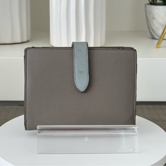Celine Strap Bi-Fold/Bi-Color Wallet - Picture 1 of 15